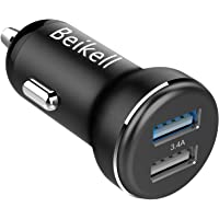 Los mejores  - Beikell - Cargador de Coche USB de Doble Puerto rápido con tecnología de Carga Adaptable a Dispositivos Inteligentes…